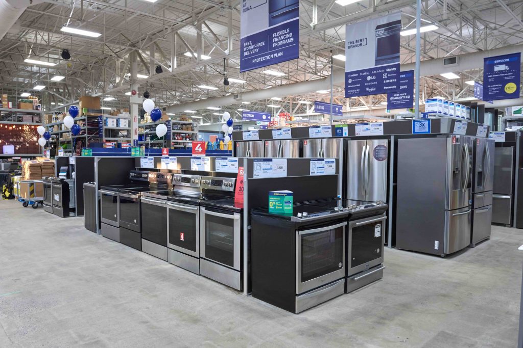 RONA appliance display