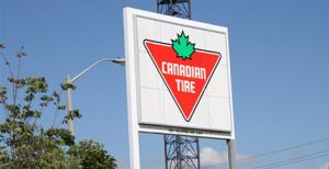 Canadian Tire Store Sign