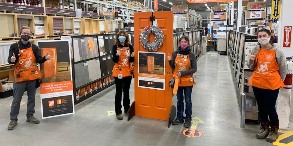 Home Depot thanks Orange Door supporters Hardlines