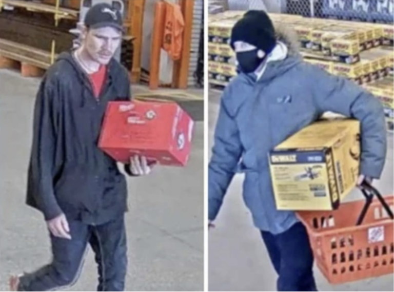 Police release photos of Windsor, Ont., Home Depot theft suspects